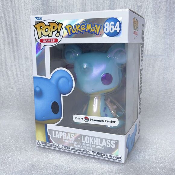 Funko Pop! Games Pokemon LAPRAS Pearlescent Pokemon Center Exclusive #864 NEW